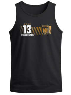 Herren Tanktop EM Fußball Weltmeisterschaft 2026 Fan-Shirt personalisierbar Deutschland Trikot Germany Moonworks®