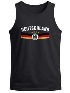 Herren Tanktop EM Fußball Weltmeisterschaft 2026 Fan-Shirt Deutschland Aufdruck Germany Moonworks®