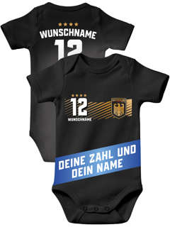 Baby Body WM 2026 Weltmeisterschaft Outfit Trikotstyle Baumwolle Fußballgeschenk Jungen Mädchen MoonWorks®