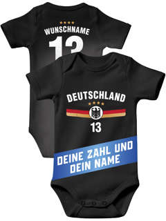 Baby Body WM 2026 Outfit Trikotstyle Weltmeisterschaft Outfit Trikotstyle Fußballgeschenk Jungen Mädchen Baumwolle MoonWorks®