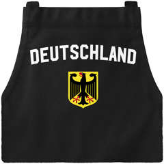 Grill-Schürze für Männer Deustchland Adler WM Baumwoll-Schürze Küchenschürze Moonworks®