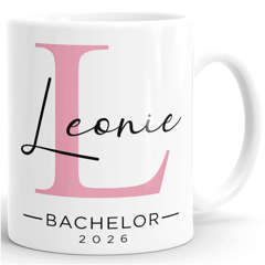 Kaffee-Tasse {style_variation_string} 2026 Geschenk Abschluss personalisiert mit Name Monogramm Kaffeebecher Keramik SpecialMe®