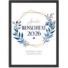 Poster Geschenkidee {style_variation_string} Abschluss Gymnasium Studium Wandbild Urkunde Prüfung Bestanden Deko SpecialMe®