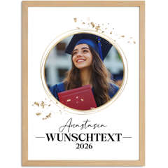 Poster mit eigenem Foto personalisiert Geschenkidee {style_variation_string} 2026 Fotogeschenke Abschluss Wanddeko SpecialMe®