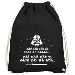 Turnbeutel Aufdruck Laserschwert Melodie Intro Parodie Weltall Gymbag Moonworks®