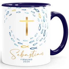 Tasse - Design - Geschenk Firmung Mädchen Jungen - personalisiert Name Wunschtext- Keramik SpecialMe®
