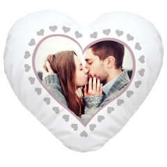 Herzkissen mit eigenem Foto Fotokissen bedrucken lassen personalisierte Geschenke Liebegeschenke pecialMe®