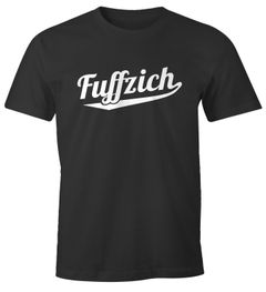 Herren T-Shirt Geschenk für Männer zum 40. 50. Geburtstag Dialekt Fuffzich Vierzich MoonWorks®