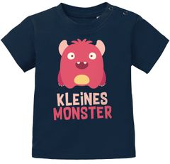 Baby T-Shirt kurzarm Print Kleines Monster lustig witziges Geschenk für kleine Jungs und Mädchen Moonworks®
