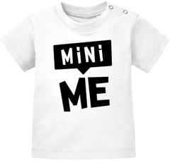 Baby T-Shirt kurzarm Aufdruck Mini-Me Babyshirt Jungen Mädchen Moonworks®