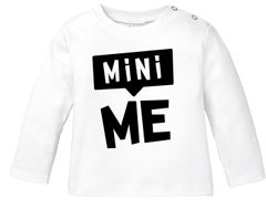 Baby Langarmshirt Mini-Me Babyshirt Jungen Mädchen Shirt Bio-Baumwolle Moonworks®
