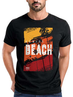 Herren T-Shirt Sommer Venice Beach Surfing Motiv Aufdruck Strand Palmen Fashion Streetstyle Neverless®