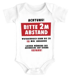Baby-Body Wutausbruch Anleitung lustiger Spruch witziges Geschenk Mädchen Jungen Bio-Baumwolle Moonworks®