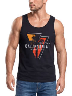 Herren Tank-Top  California Los Angeles Surfing Motiv Sommer Fashion USA Streetstyle Print Aufdruck Muskelshirt Neverless®