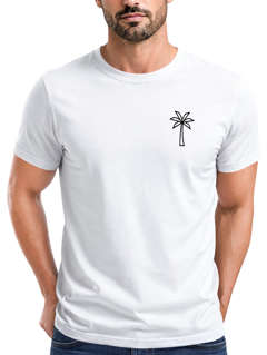 Herren T-Shirt Palme Print Logo Aufdruck Sommer Fashion Printshirt Baumwolle Streetstyle Neverless®