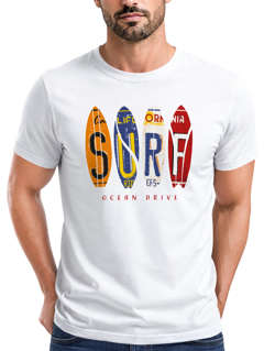 Herren T-Shirt Print Surfboards California Surfing Ocean Drive Sommer Strand Fashion Streetstyle Neverless®