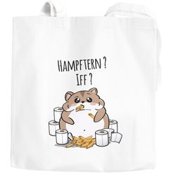 Jutebeutel Hamster Virus 2020 Hamsterkäufe Klopapier Nudeln Parodie Satire Moonworks®