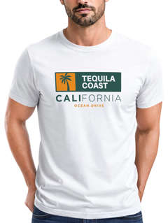 Neverless® Herren T-Shirt California Ocean Drive Sommer Palme Tequila Coast Fashion Streetstyle
