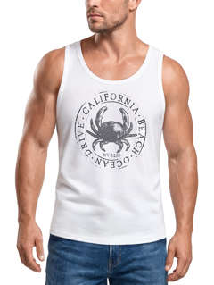 Herren Tank-Top California Beach Crab Krabbe Krebs Ocean Drive Muskelshirt Muscle Shirt Neverless®