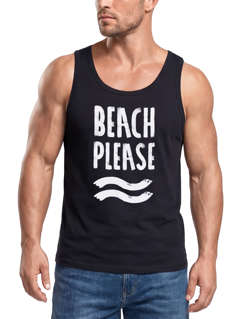 Herren Tank-Top Beach please Muskelshirt Muscle Shirt Neverless®