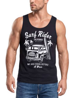 Herren Tank Top T-Shirt Bus Surfing Retro Neverless®
