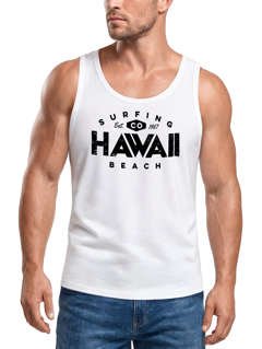 Herren Tank-Top Hawaii Surfing Sommer Sonne Strand Beach Muskelshirt Muscle Shirt Neverless®