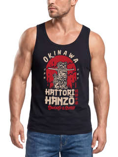 Herren Tank-Top Hattori Hanzo Sword and Sushi Okinawa Japan Schriftzeichen Superior Design Muskelshirt Neverless®