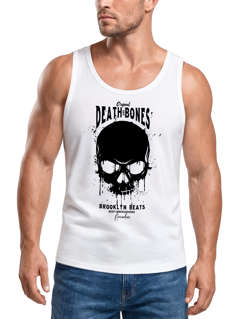 Herren Tank-Top Skull Death and Bones Totenkopf Club Outfit Muskelshirt Muscle Shirt Neverless®