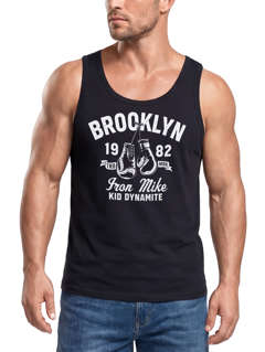 Herren Tank-Top Boxen Iron Mike Brooklyn Retro Design Muskelshirt Muscle Shirt Neverless®