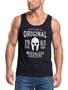 Herren Tank-Top Original Gladiator Sparta Helm Athletic Vintage Muskelshirt Muscle Shirt Neverless®