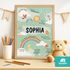 Affirmationsposter Kinder mit Name personalisiert Wandbilder Kinderzimmer Wanddeko Mutmacher Selbstliebe Motivation SpecialMe®preview
