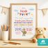 Affirmationsposter Kinder Ritter mit Wunschname Wandbilder Kinderzimmer Wanddeko Mutmacher Selbstliebe Motivation SpecialMe®preview