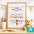 Affirmationsposter Kinder Wandbilder Kinderzimmer Pirat personalisiert Wunschname Wanddeko Mutmacher Selbstliebe Motivation SpecialMe®preview
