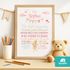 Affirmationsposter Mädchen Fee mit Namen personaliseirt Wandbilder Kinderzimmer Wanddeko Mutmacher Selbstliebe SpecialMe®preview
