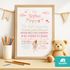 Affirmationsposter Mädchen Fee mit Namen personaliseirt Wandbilder Kinderzimmer Wanddeko Mutmacher Selbstliebe SpecialMe®preview