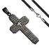 Anhänger Halskette Kreuz Gebet Edelstahl Halskette Lederkette Kugelkettepreview