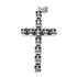 Anhänger Kreuz Totenkopf Edelstahl Halskette Massiv Lederkette Gothic Kugelkette Herren Damenpreview