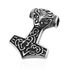 Anhänger Thors Hammer Wikinger Keltisch Edelstahl Halskette Lederkette Kugelkette Gothic Herren Damenpreview