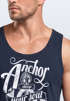 Anker Herren Tank-Top Shirt Aufdruck Neverless®preview