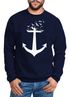 Ausgefallenes Sweatshirt Herren Anker Vögel Birds II Rundhals-Pullover Moonworkspreview