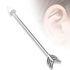 Autiga® Industrial Stab Piercing Ohr Stecker Straight Barbell Hantel Pfeil Arrowpreview