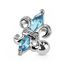 Autiga® Ohr Piercing Stecker Tragus Helix Cartilage Barbell Fleur de Lis Blumepreview