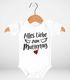 Baby Body Alles Liebe zum Muttertag Flügel Herz Geschenk für Mama liebevoller Spruch SpecialMe® preview