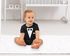 Baby Body Anzug Smoking Frack Fliege Bio-Baumwolle kurzarm Babybody Aufdruck Moonworks®preview