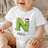 Baby Body Design personalisiert Namen Wunschname eigener Name Geschenk Geburt Bio-Baumwolle SpecialMe®preview