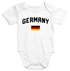 Baby Body Deutschland Flagge WM Fußball Weltmeisterschaft 2026 World Cup Bio-Baumwolle Moonworks®preview