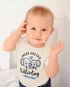 Baby Body für Mädchen & Jungen mit Spruch Unser erster Vatertag personalisiert mit Namen Vater Kind kurzarm Bio Baumwolle SpecialMe®preview