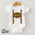 Baby Body Kurzarm für das Oktoberfest mit Lederhose und Schatzerl, Lausbub oder eigenem Namen – Bio-Baumwolle Jungen & Mädchen MoonWorks®preview