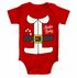 Baby Body kurzarm Weihnachten Schriftzug Santa Baby Weihnachtsoutfit für Mädchen & Jungen Bio Baumwolle MoonWorks®preview