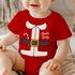 Baby Body kurzarm Weihnachten Schriftzug Santa Baby Weihnachtsoutfit für Mädchen & Jungen Bio Baumwolle MoonWorks®preview